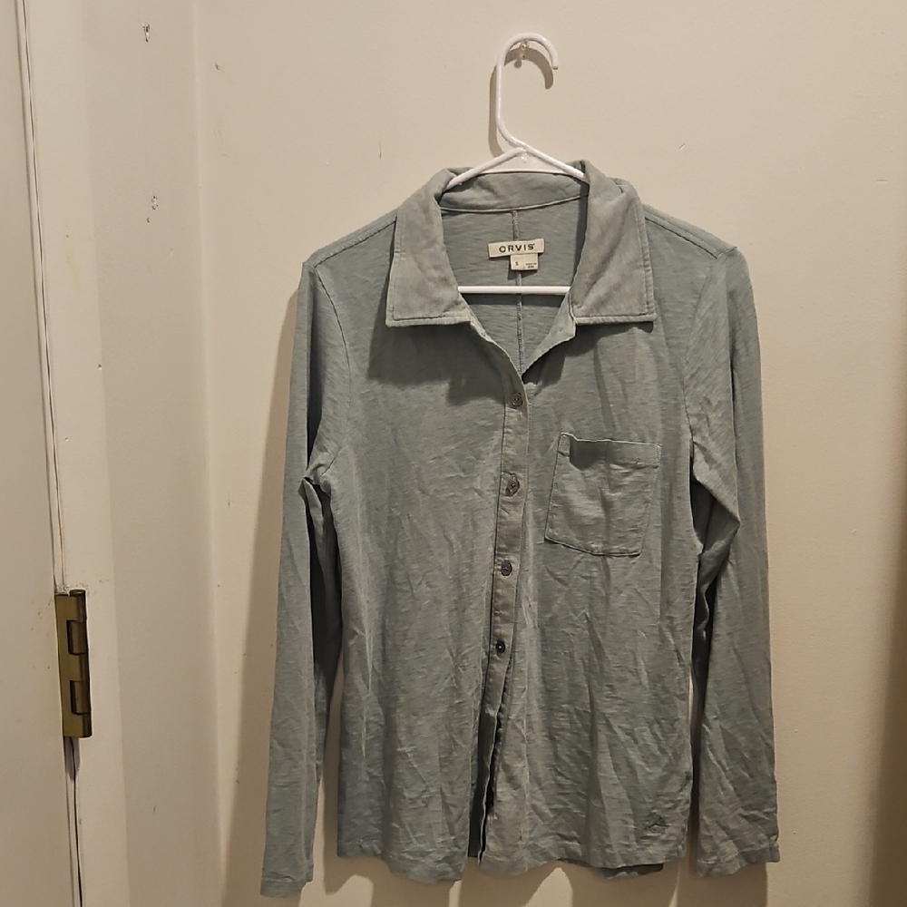 Orvis Gray Long Sleeve Shirt